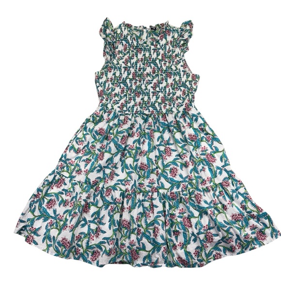 J. Crew Dresses & Skirts - J.Crew Floral Dress Blue and Pink Women’s Size S Pocket , Zip Back